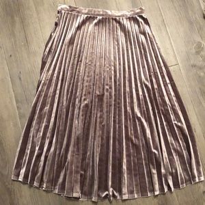 NWOT Lucy Paris velvet skirt